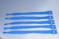 Klitterband kabel binder blauw 12 stuks